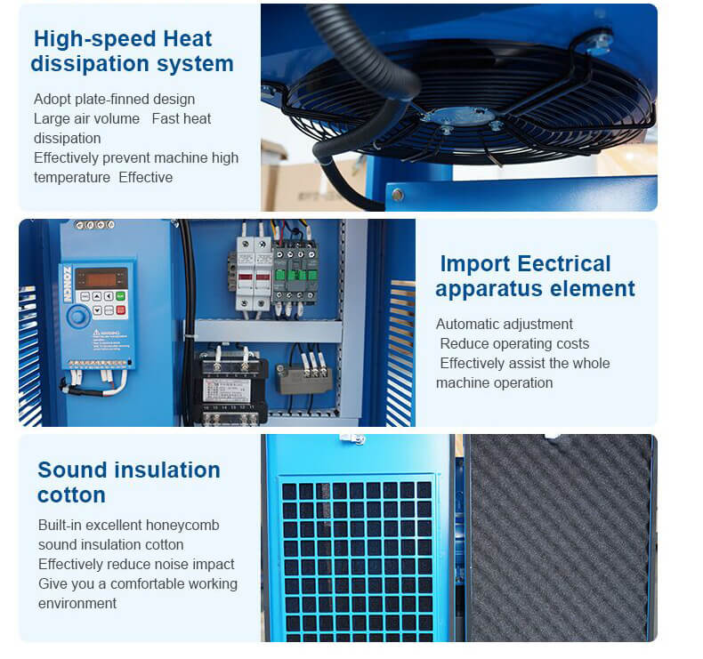 Compressor tipo parafuso 22KW 30HP do fabricante chinês Dongguan City